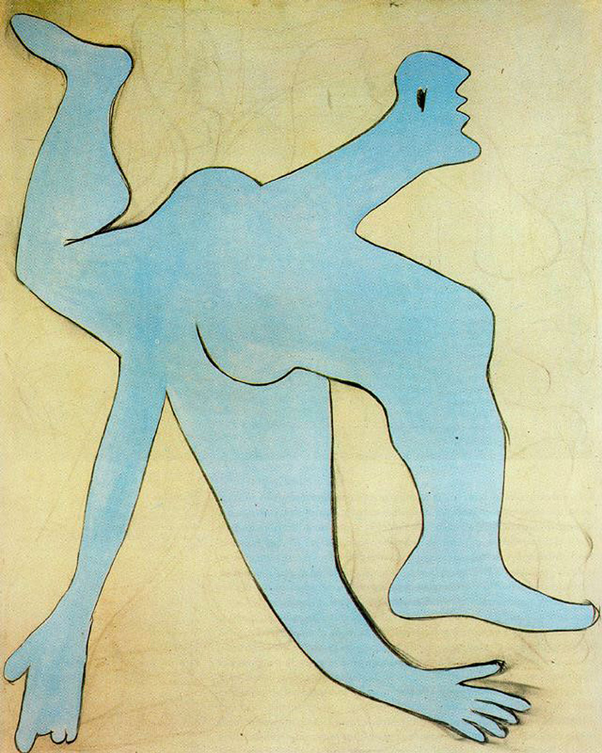 Picasso A blue acrobat 1929